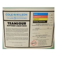 TEAM BUFFERED SOUR 5 GAL **DISCONTINUED** Label: CORROSIVE 8. 4101L274-05