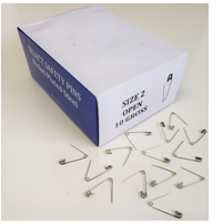 PINS SAFETY No 2 SELECT OPEN 10GS/BX 10BX/CS
