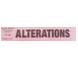 TAG "ALTERATION" PINK EO-80 FT-57 EOT 6530 IT27DIST